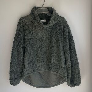 Lululemon Dark Green Sherpa Pullover